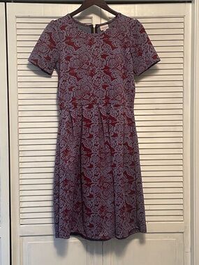 Floral LuLaRoe Amelia, EUC, size XL